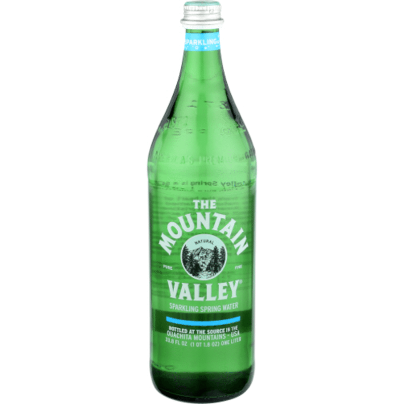 Mountain Valley Water Sparkling Water, Spring (1 L) Instacart
