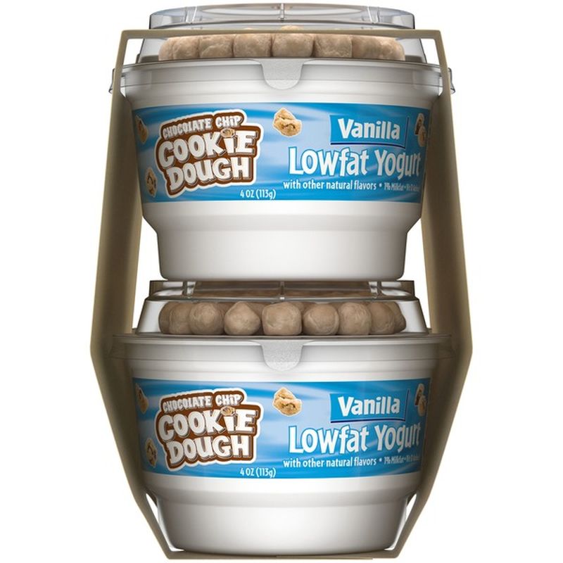 YoCrunch Vanilla Lowfat Yogurt with Chocolate Chip Cookie Dough (16 oz