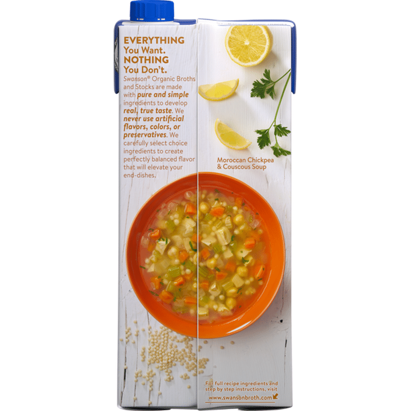 Swanson® Organic Low Sodium Chicken Broth (32 oz) from Shop and Save