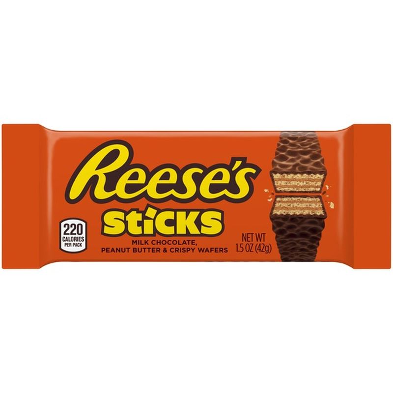 Reese's Sticks Crispy Wafers, Milk Chocolate, Peanut Butter (20 each