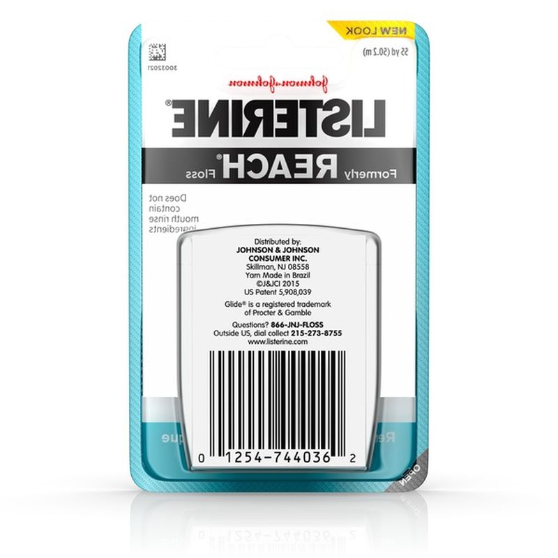 Listerine Cool Mint Interdental Floss (55 ct) Instacart