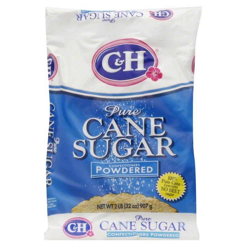 C&h Confectioners Sugar Powdered Pure Cane Sugar with Cornstarch (2 lb ...