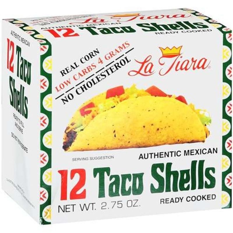 La Tiara Taco Shells, Yellow Corn (12 each) Instacart