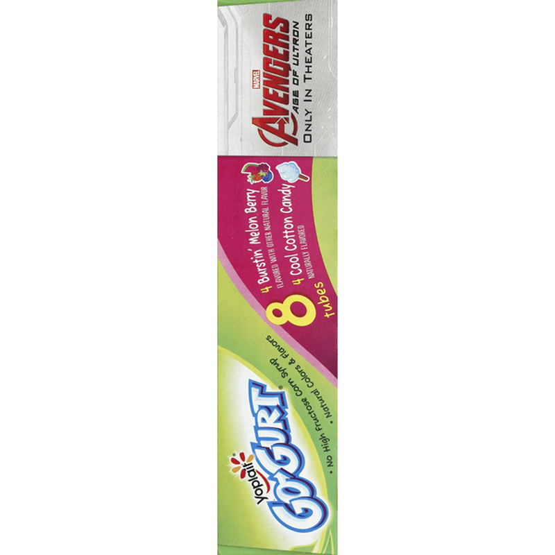 Yoplait Yogurt, Low Fat, Avengers Age of Ultron, Burstin' Melon Berry