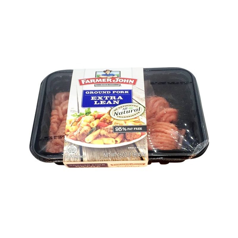 Farmer John Ground Pork, Extra Lean (16 oz) from Smart & Final Instacart