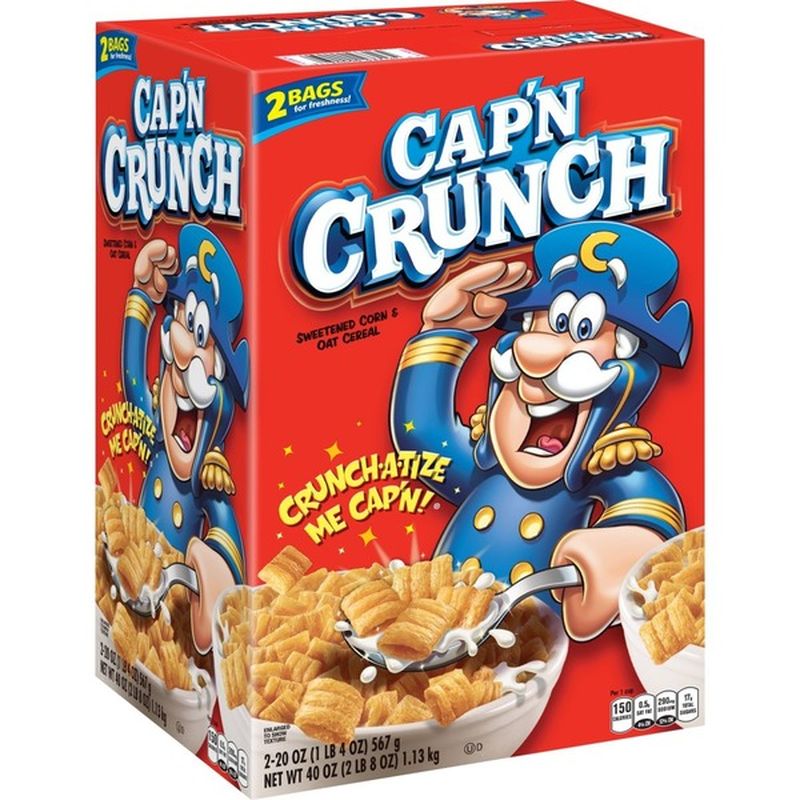 Cap N Crunch Capt N Crunch Corn Oat Cereal 40 Oz Instacart