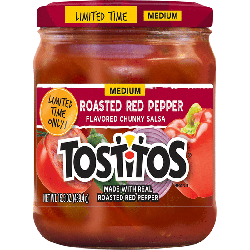 Tostitos Roasted Red Pepper Salsa Dip (15.5 oz) Instacart