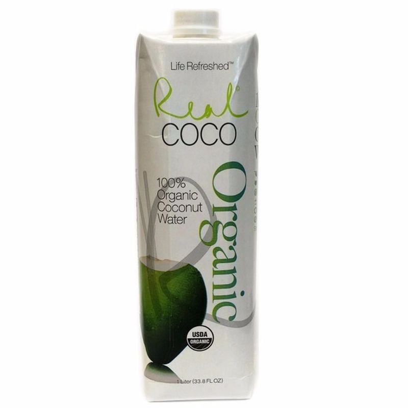 Life Refreshed Real Coco 100% Organic Coconut Water (1 L) - Instacart