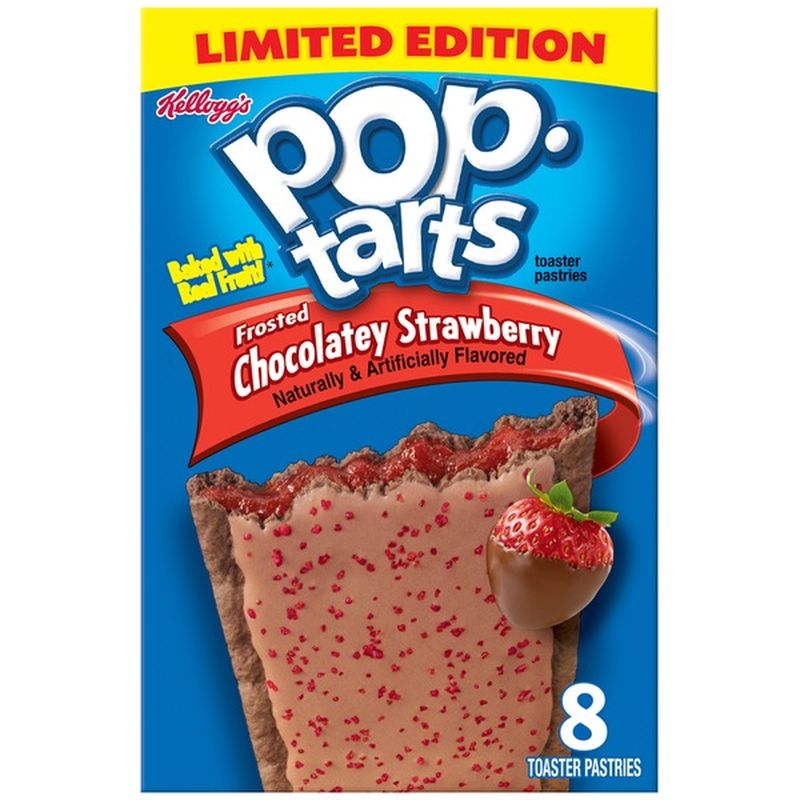 Kellogg's Pop-Tarts Frosted Chocolatey Strawberry Toaster Pastries (14.1  oz) - Instacart