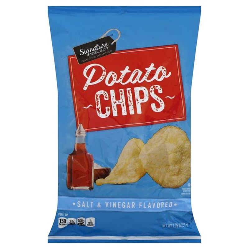 Signature Select Salt & Vinegar Potato Chips (7.75 oz) from Jewel-Osco ...