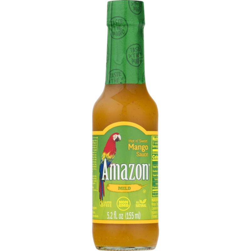 Amazon Sauce, Mango, Hot n' Sweet, Bottle (5.2 oz) Instacart