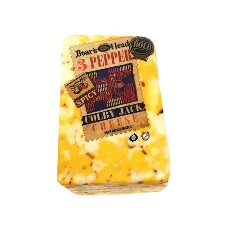 Boar's Head 3 Pepper Colby Jack (1 per lb) Instacart