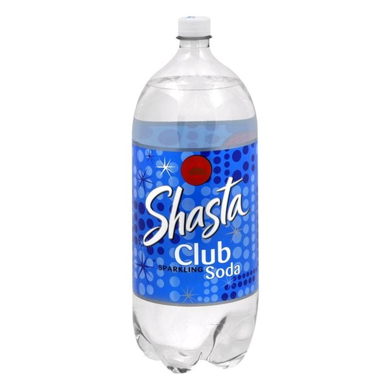 Shasta Soda, Club, Sparkling (2 L) - Instacart