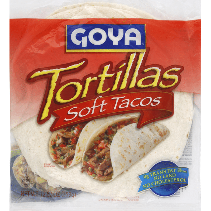 Goya Soft Taco Flour Tortillas (12.67 oz) Delivery or Pickup Near Me