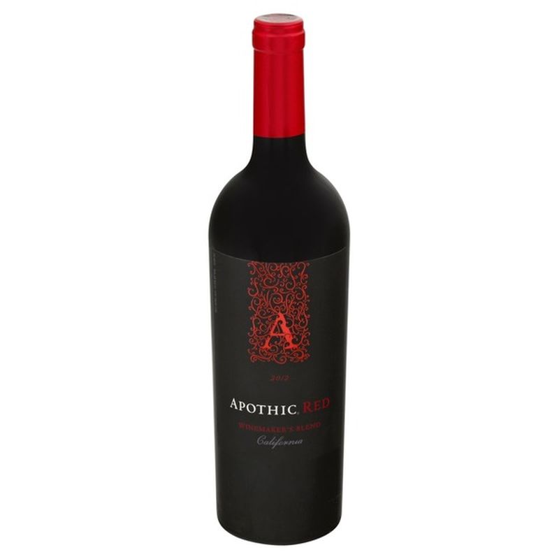 ingredients in apothic red wine