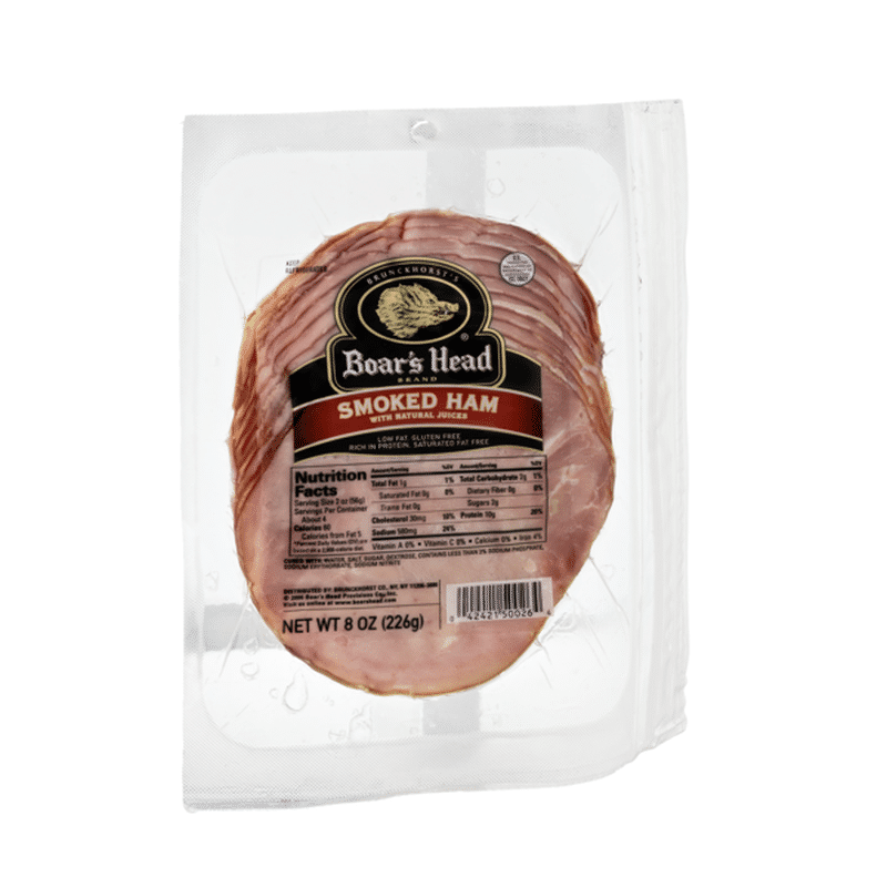 Boar's Head Ham, with Natural Juices, Smoked (8 oz) from Stop & Shop