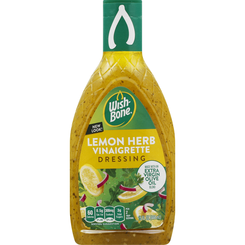 WishBone Dressing, Lemon Herb Vinaigrette (15 oz) Instacart