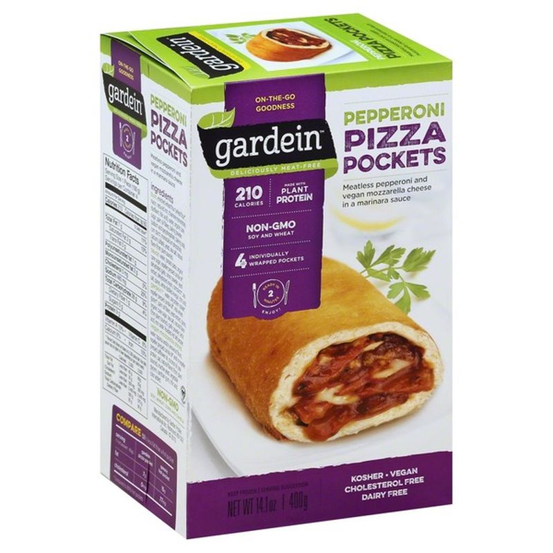 Gardein Pizza Pockets Pepperoni 14 1 Oz Instacart