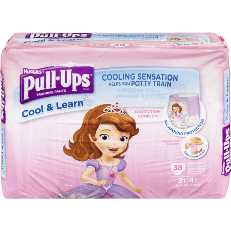 Huggies Pull Ups Cool And Learn Girls 3t 4t 38 Ct Instacart 
