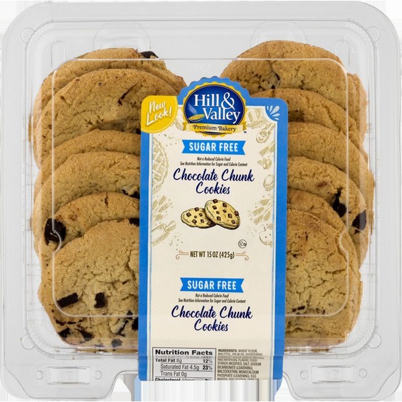 Hill & Valley Cookies, Sugar Free, Chocolate Chunk (15 oz) from Safeway