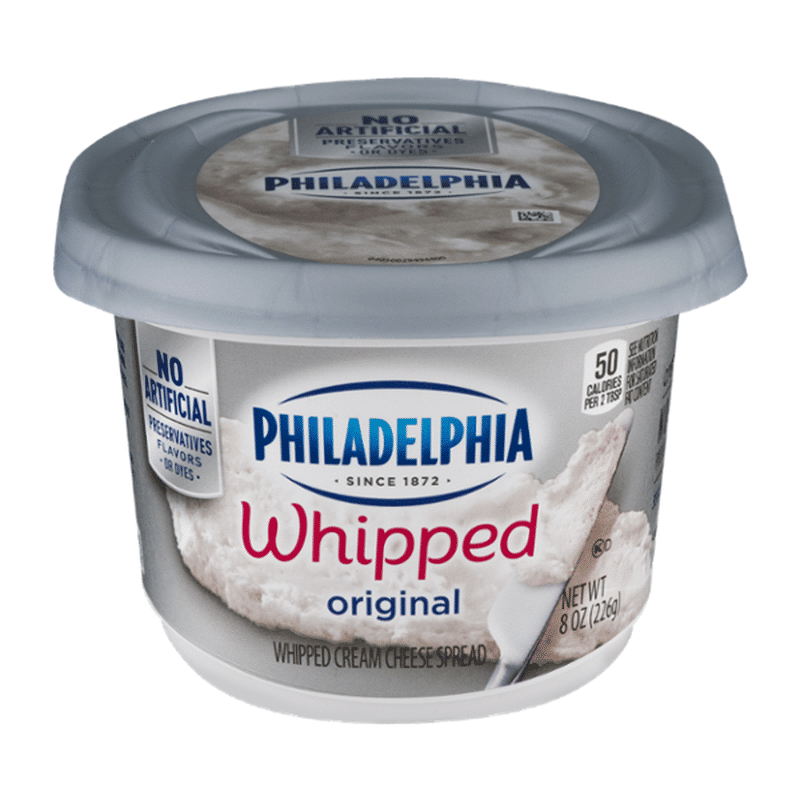 Philadelphia Plain Whipped Cream Cheese (8 oz) from Giant Food - Instacart