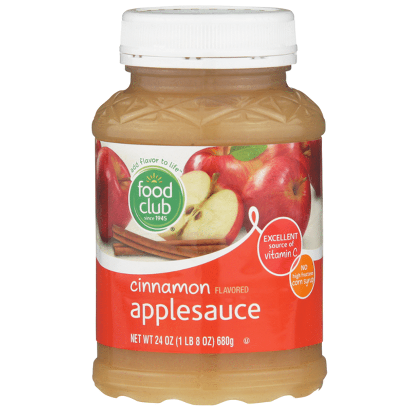 Food Club Cinnamon Flavored Applesauce (24 oz) Instacart