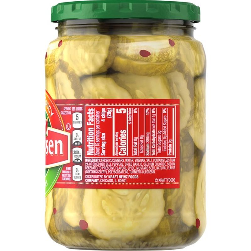 Claussen Hot & Spicy Chips Pickle (24 fl oz) Instacart