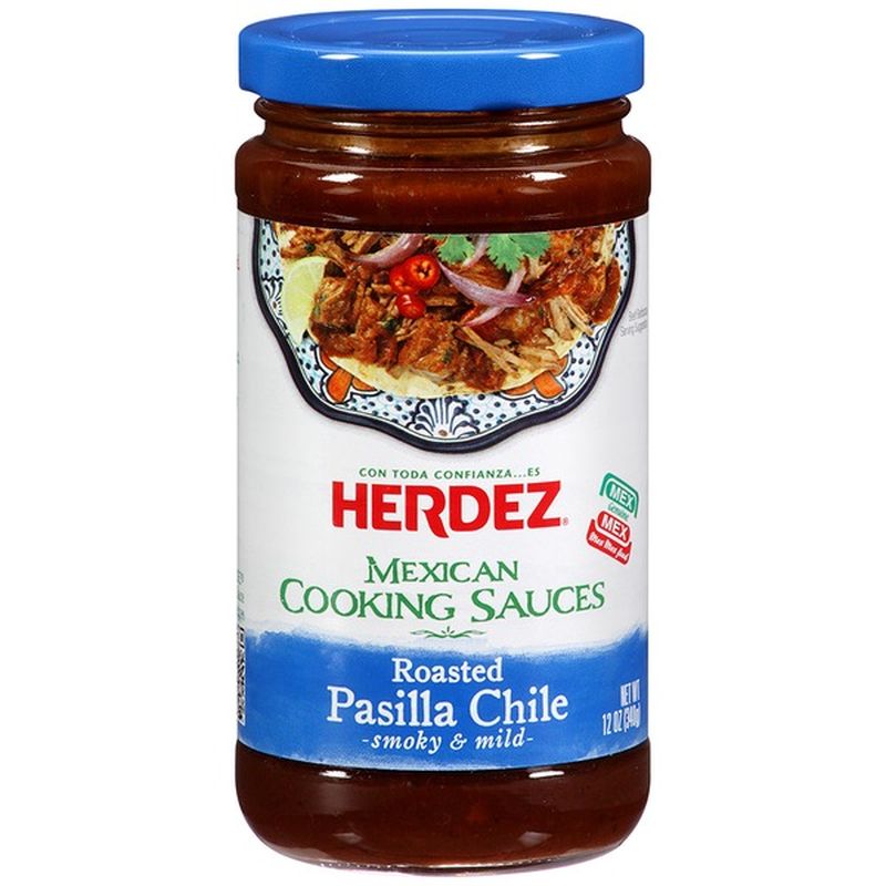 Herdez Roasted Pasilla Chile Mexican Cooking Sauce (12 oz) Instacart