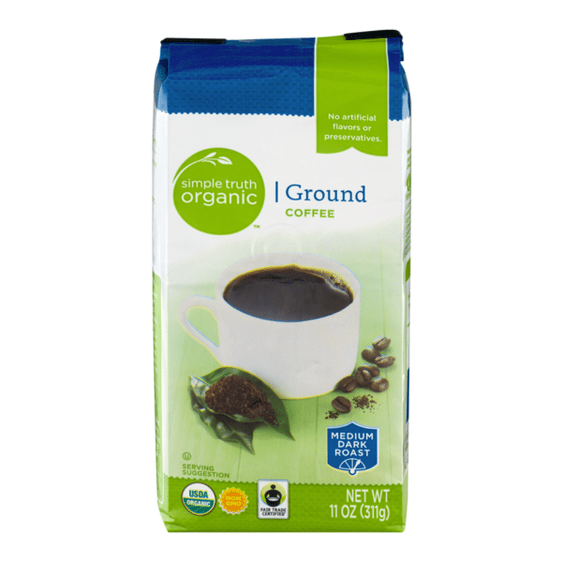 Simple Truth Organic Ground Coffee Medium Dark Roast (11 oz) Delivery
