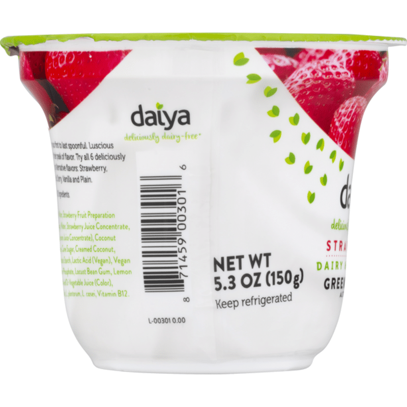 Daiya Dairy Free Greek Yogurt Strawberry (5.3 oz) Instacart