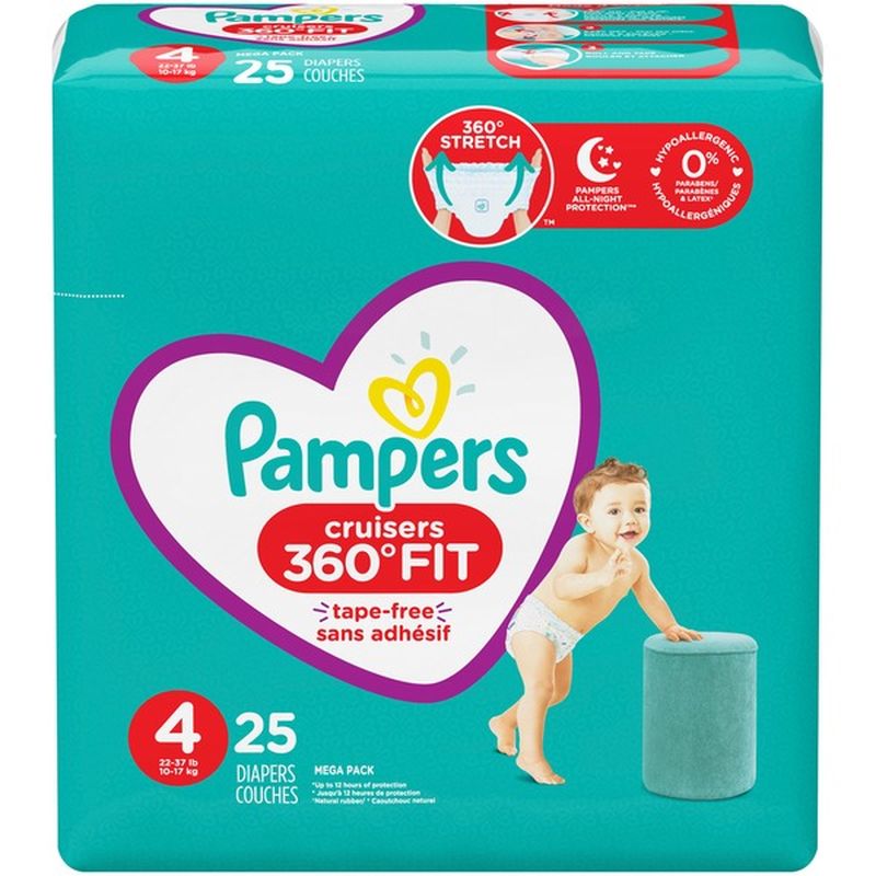 pampers cruisers 360 fit diapers size