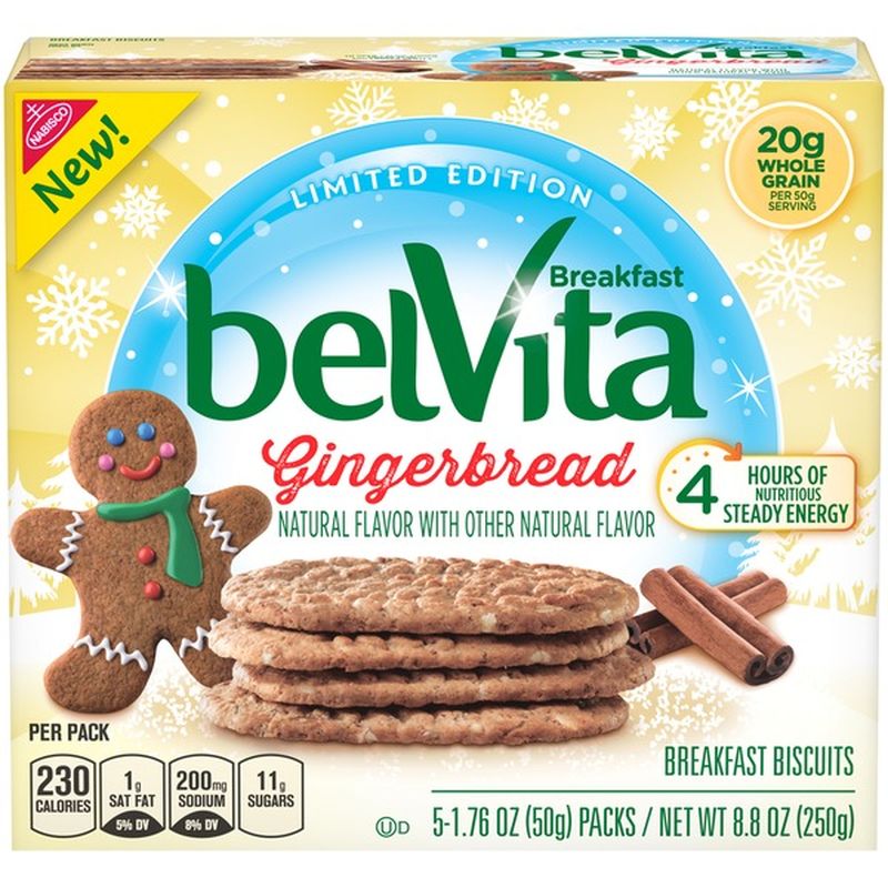 belVita Gingerbread Crunchy Breakfast Biscuits (1.76 oz) from Safeway