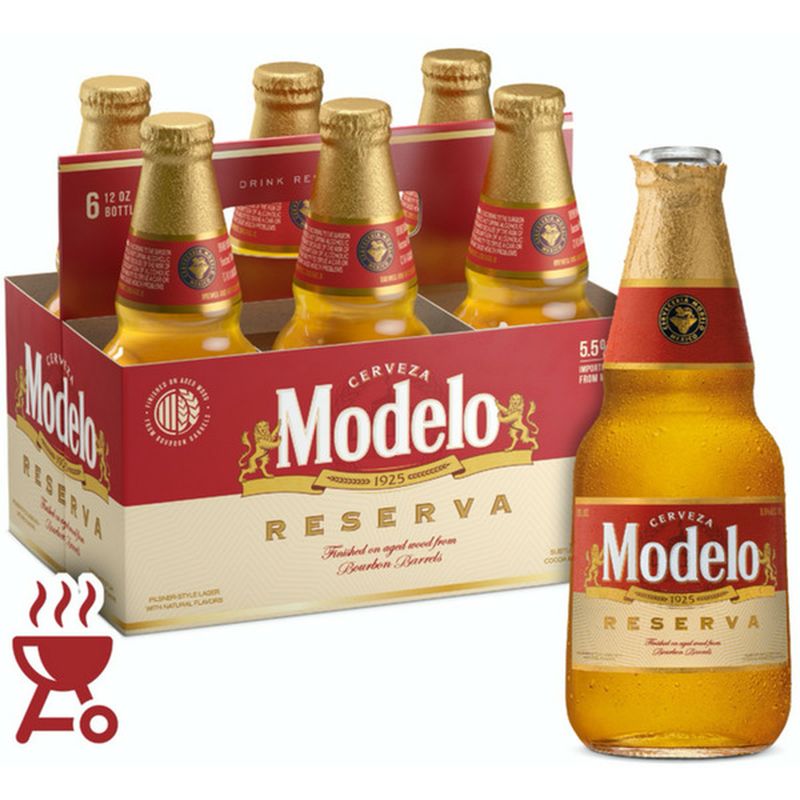 Modelo Reserva Tequila Barrel Mexican Lager Beer Bottles (fl oz