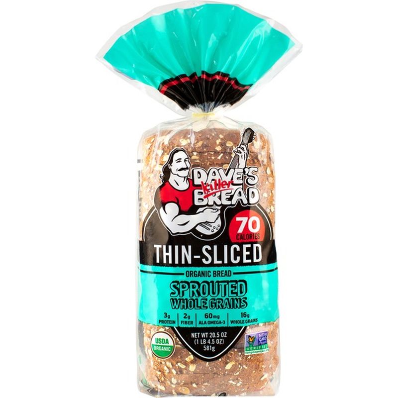 Dave's Killer Bread Sprouted Whole Grains Thin Sliced Organic Bread (20