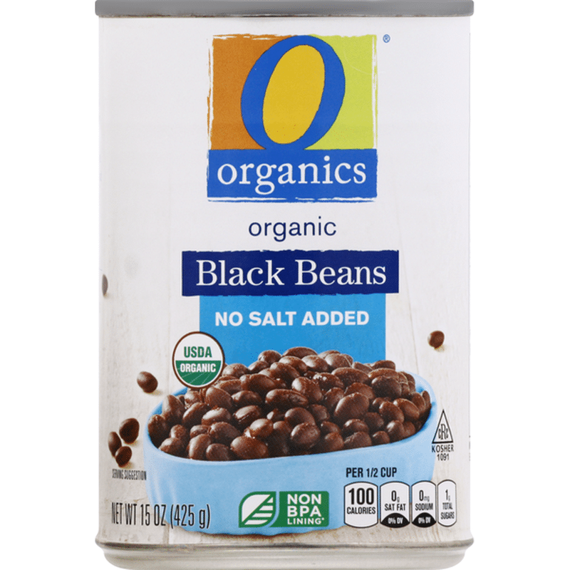 O Organics Black Beans, Organic, No Salt Added (15 oz) Delivery or