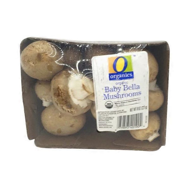 O Organics Organic Baby Bella Crimini Whole Mushrooms (8 oz) Instacart