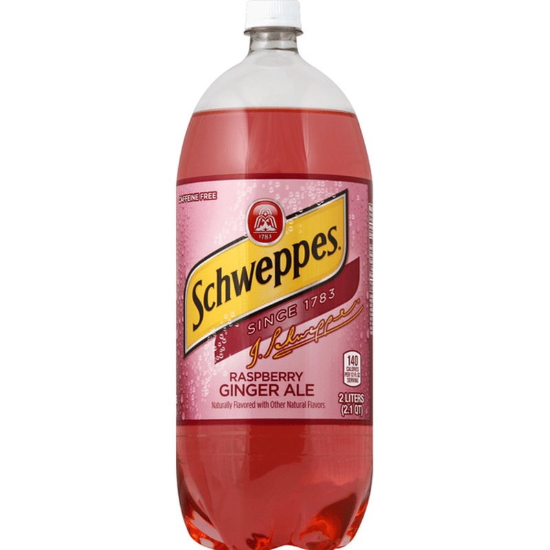 Schweppes Ginger Ale, Raspberry (2.1 Qt) - Instacart