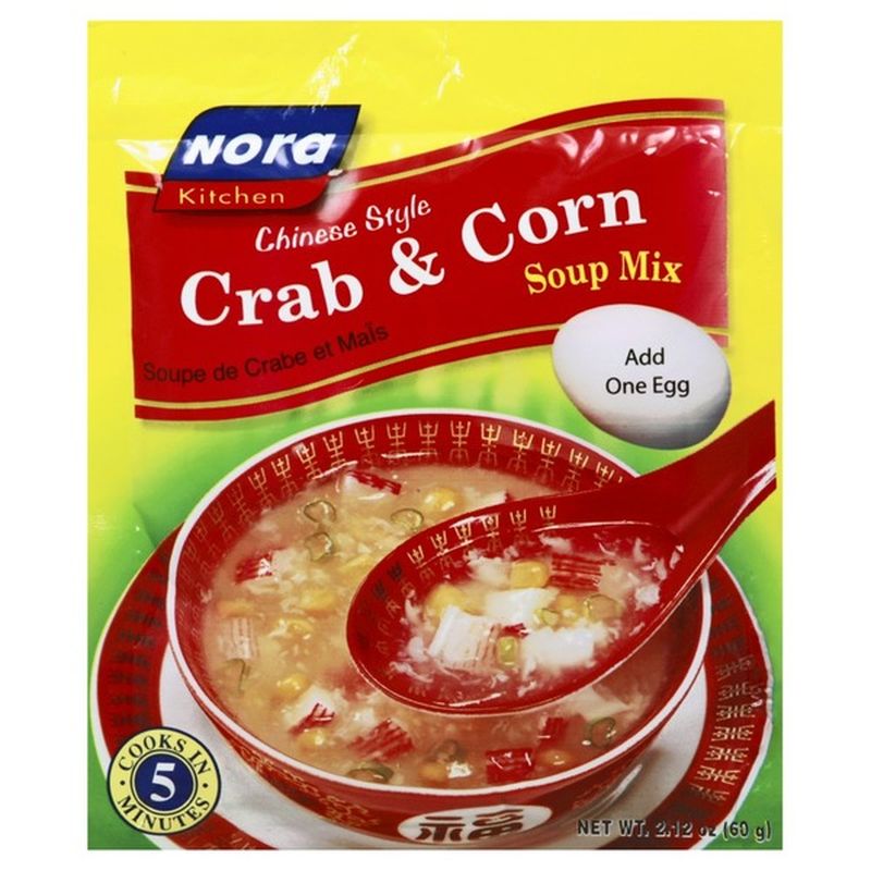 Nora Kitchen Soup Mix, Chinese Style, Crab & Corn (2.12 oz) Instacart