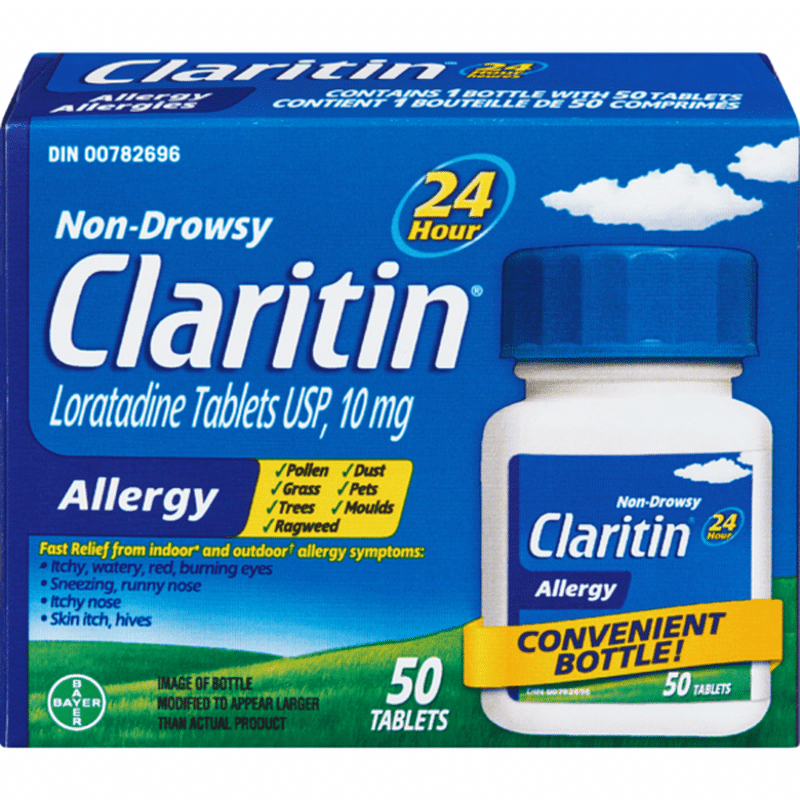 Allergy Non Drowsy Loratadine Tablets (50 ct) from Loblaws Instacart