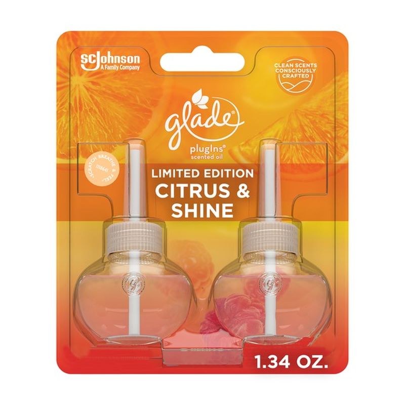 Glade Scented Oil Refills Citrus & Shine (1.34 fl oz) Instacart