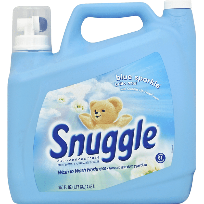 Snuggle Fabric Softener, Blue Sparkle, Non-Concentrate (150 oz) from ...