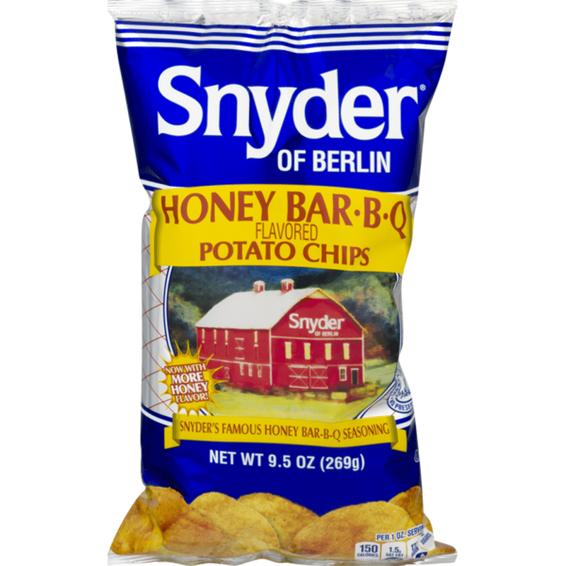 Snyder Of Berlin Potato Chips Honey Bar-B-Q (9.5 Oz) - Instacart