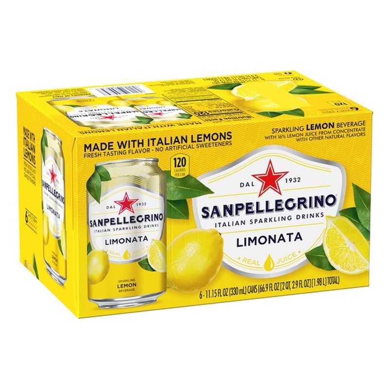 San Pellegrino Limonata (Lemon) Sparkling Water (11.15 fl oz) from HE