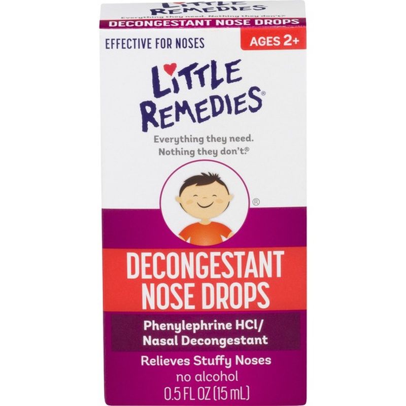 little remedies decongestant nose drops cvs