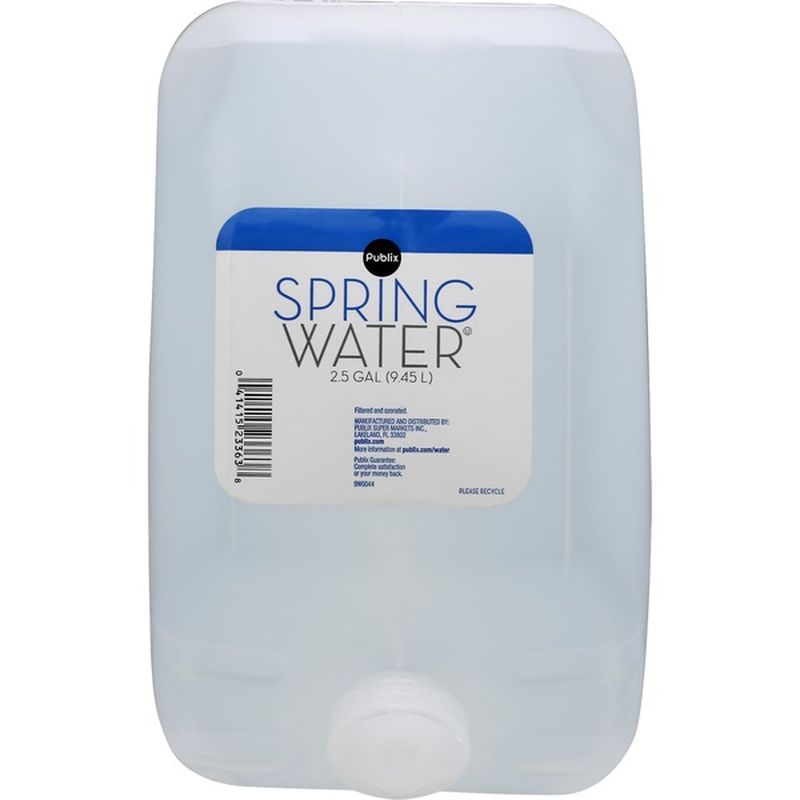 Publix Spring Water (2.5 gal) - Instacart