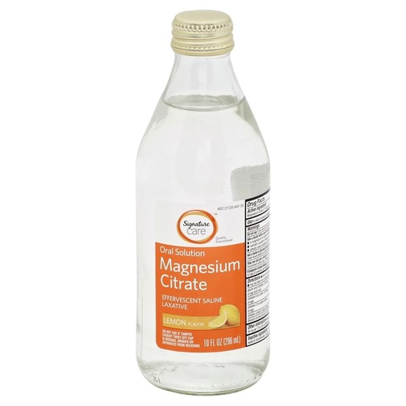 will magnesium citrate clean me out