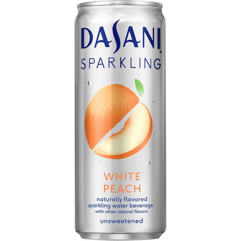 Dasani Sparkling White Peach Water Beverage (12 fl oz) Instacart