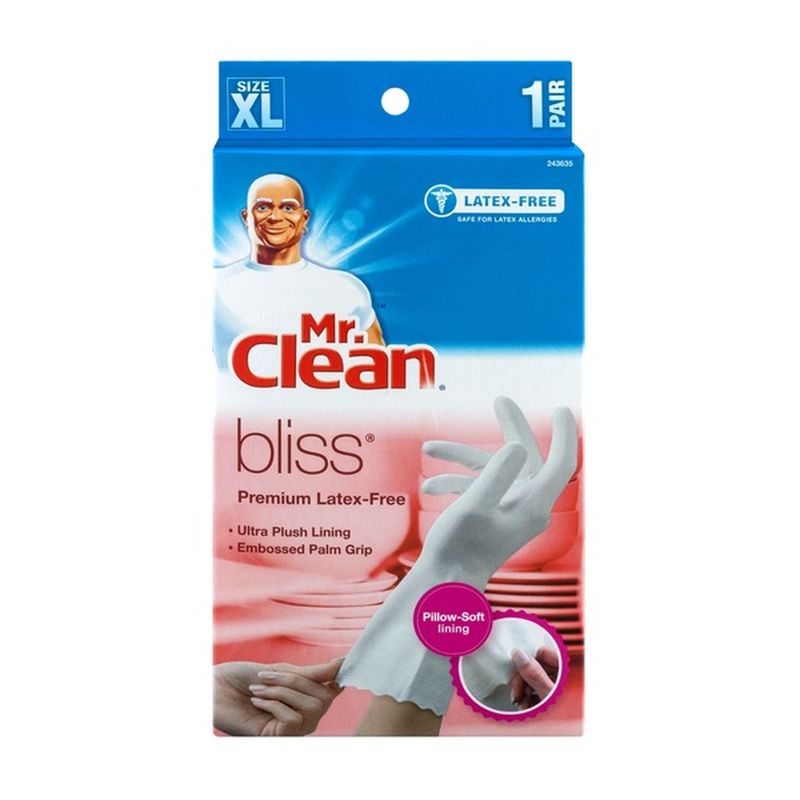 Mr. Clean Bliss Premium LatexFree Size XL (1 pair) Instacart