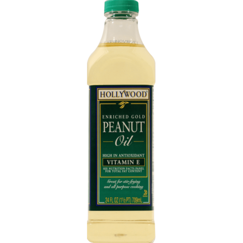 Hollywood Peanut Oil, Enriched Gold (24 oz) Instacart