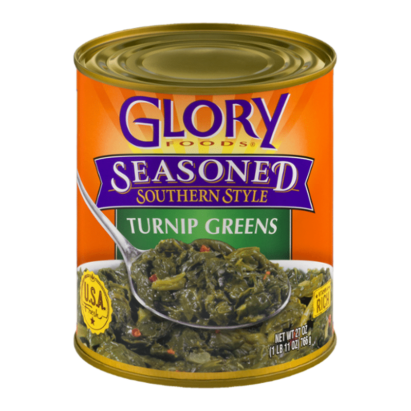 Glory Foods Seasoned Southern Style Turnip Greens (27 oz) from Giant